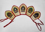 Tibetan Buddhism 5 Buddhas Crown / Ringa / Ritual Cap