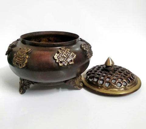 Table Incense Burner (with 8 Lucky Signs)