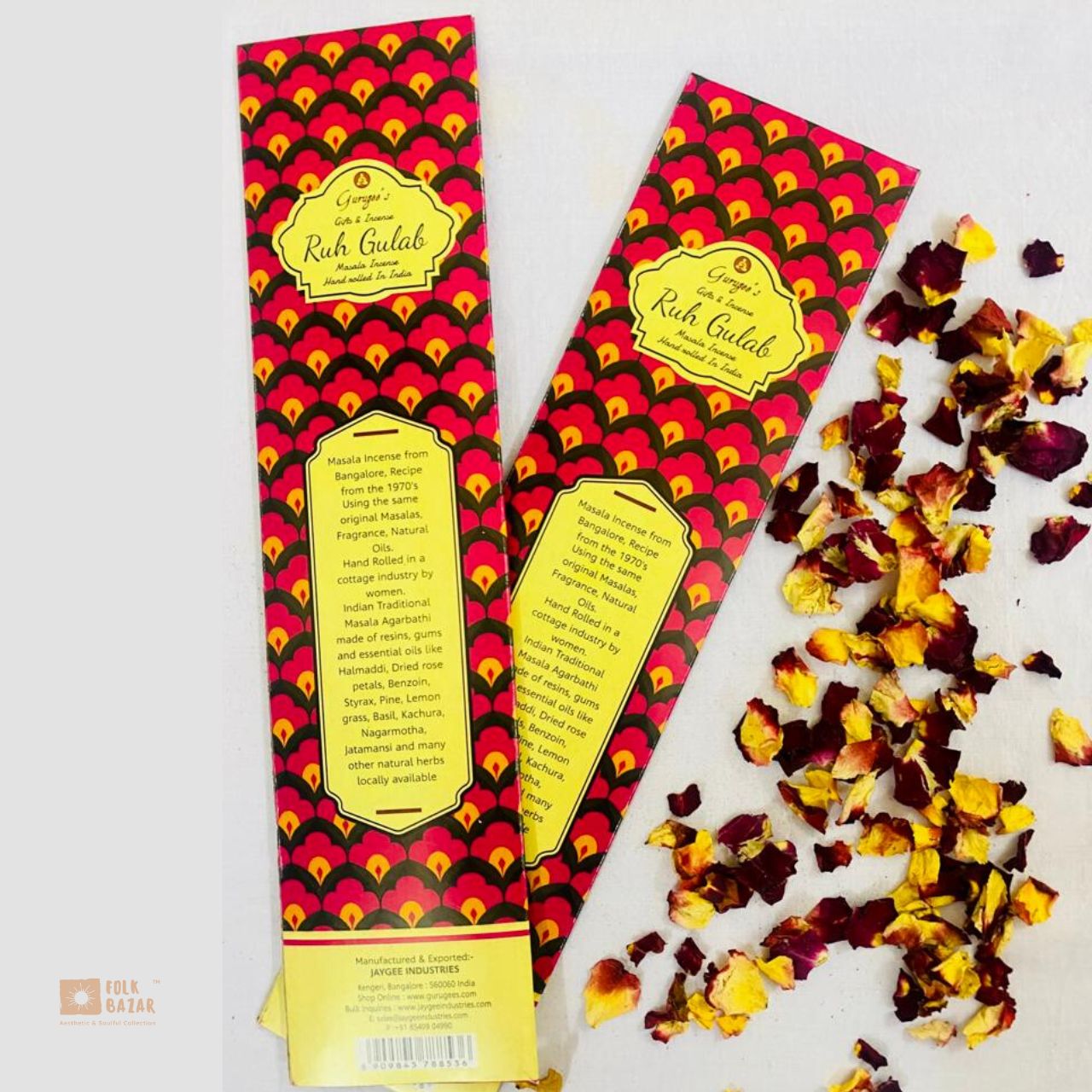 Ruh Gulab Masala Incense