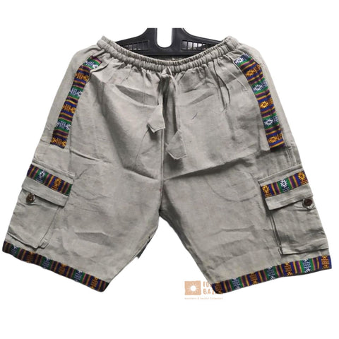 Cotton Shorts - Grey (with extra pockets)