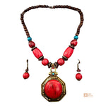 Necklace with earings