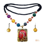 Necklace with earings