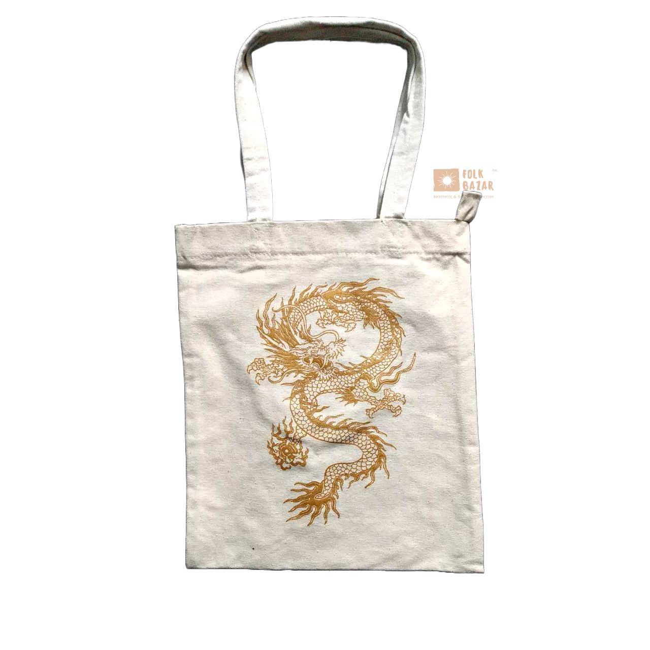 Dragon Zipper Tote bag